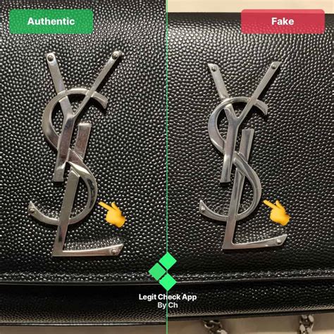 how do you know if a ysl bag is real|real vs real ysl bags.